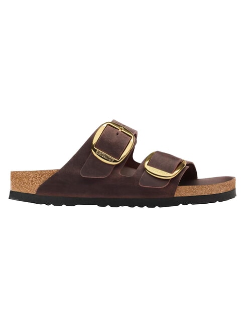 ARIZONA BIG BUCKLE HEX pantoufle sandale en cuir huil&eacute; La Habana - Chaussures Femme
