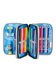 SEVEN SHADOWS OF COLOR Trousse &agrave; crayons avec kit scolaire gris neutre - &Eacute;tuis et Accessoires - 2