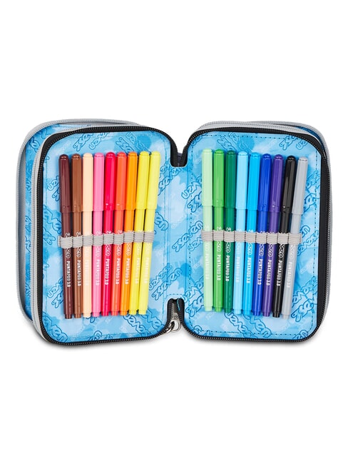 SHADOWS OF COLOR Trousse &agrave; crayons avec kit scolaire gris neutre - &Eacute;tuis et Accessoires