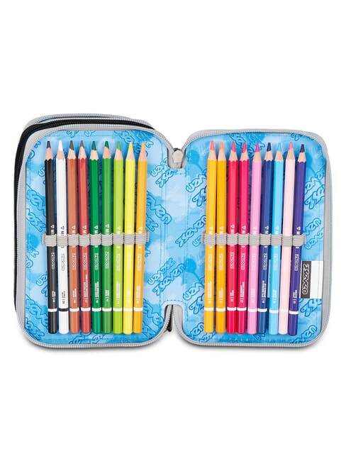 SHADOWS OF COLOR Trousse &agrave; crayons avec kit scolaire gris neutre - &Eacute;tuis et Accessoires