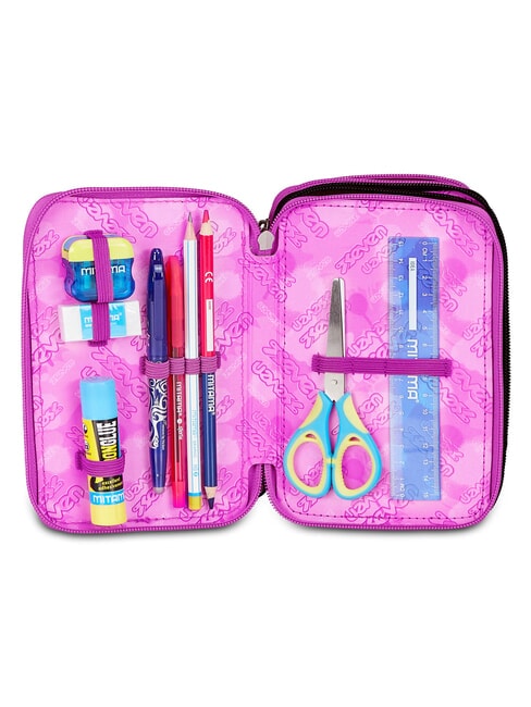 SHADOWS OF COLOR Trousse &agrave; crayons avec kit scolaire violet clair - &Eacute;tuis et Accessoires