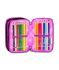 SEVEN SHADOWS OF COLOR Trousse &agrave; crayons avec kit scolaire violet clair - &Eacute;tuis et Accessoires - 5