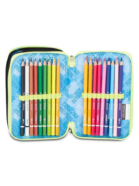 SHADOWS OF COLOR Trousse &agrave; crayons avec kit scolaire jaune - &Eacute;tuis et Accessoires