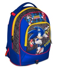 SONIC HEDGEHOG THE HEDGEHOG SPEED Sac &agrave; dos &agrave; roulettes d&eacute;tachable bleu &eacute;lectrique - Sacs &agrave; dos &agrave; roulettes - 6