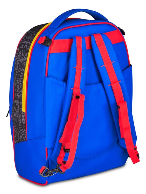 THE HEDGEHOG SPEED Sac &agrave; dos &agrave; roulettes d&eacute;tachable bleu &eacute;lectrique - Sacs &agrave; dos &agrave; roulettes