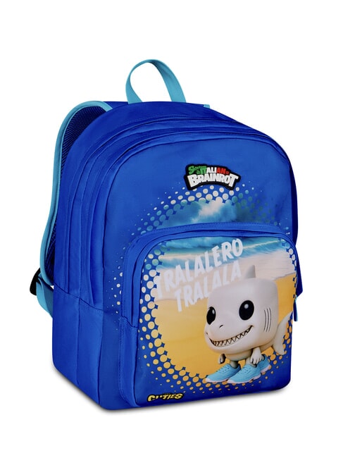ITALIAN BRAINROT Sac &agrave; dos bleu &eacute;lectrique - Sacs &agrave; dos pour l'&Eacute;cole & les Loisirs