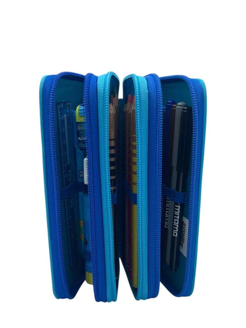 ITALIAN BRAINROT Trousse &agrave; crayons avec kit scolaire bleu &eacute;lectrique - &Eacute;tuis et Accessoires