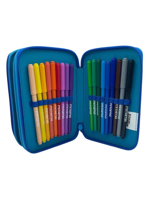 ITALIAN BRAINROT Trousse &agrave; crayons avec kit scolaire bleu &eacute;lectrique - &Eacute;tuis et Accessoires