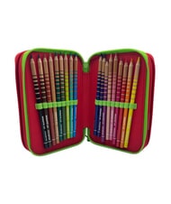 SKIFIDOL ITALIAN BRAINROT Trousse &agrave; crayons avec kit scolaire rouge effront&eacute; - &Eacute;tuis et Accessoires - 4
