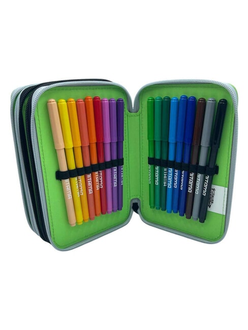 ITALIAN BRAINROT Trousse &agrave; crayons avec kit scolaire Noir - &Eacute;tuis et Accessoires