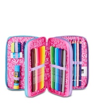 SJGANG GLOW LED UNICORN GIRL Trousse &agrave; crayons avec kit scolaire - &Eacute;tuis et Accessoires