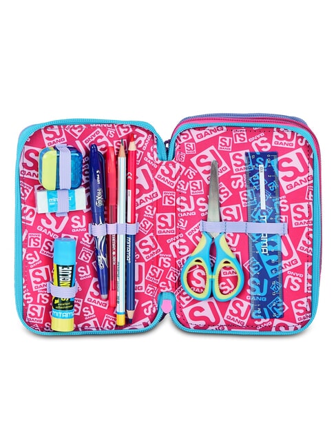GLOW LED UNICORN GIRL Trousse &agrave; crayons avec kit scolaire lilas doux - &Eacute;tuis et Accessoires