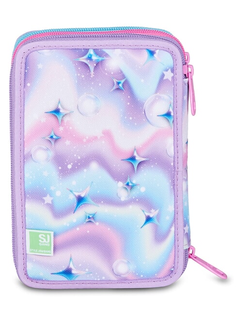 GLOW LED UNICORN GIRL Trousse &agrave; crayons avec kit scolaire lilas doux - &Eacute;tuis et Accessoires