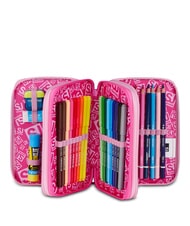 SJGANG HEART BUDDY GIRL Trousse &agrave; crayons avec kit scolaire - &Eacute;tuis et Accessoires