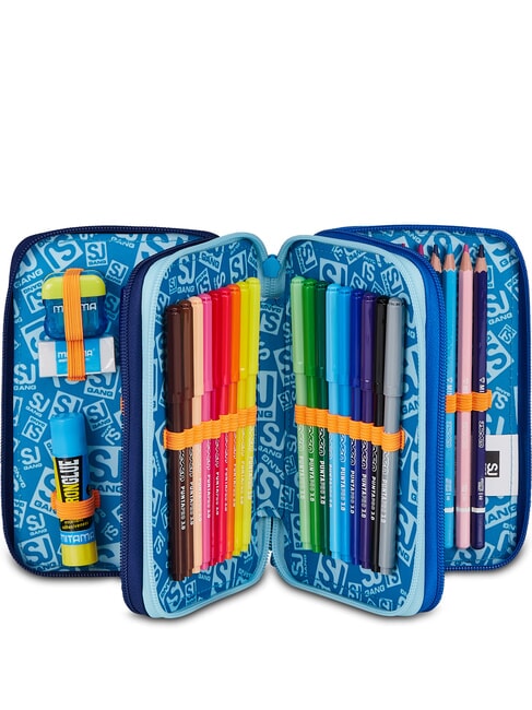 SPACE LED BOY Trousse &agrave; crayons avec kit scolaire Pineneedle - &Eacute;tuis et Accessoires