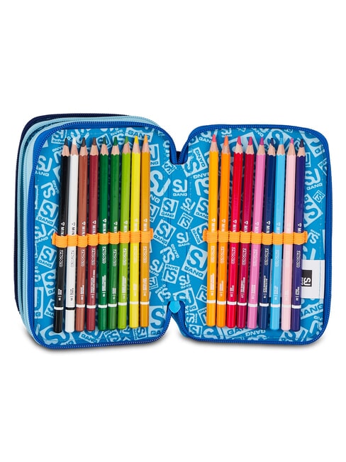 SPACE LED BOY Trousse &agrave; crayons avec kit scolaire Pineneedle - &Eacute;tuis et Accessoires