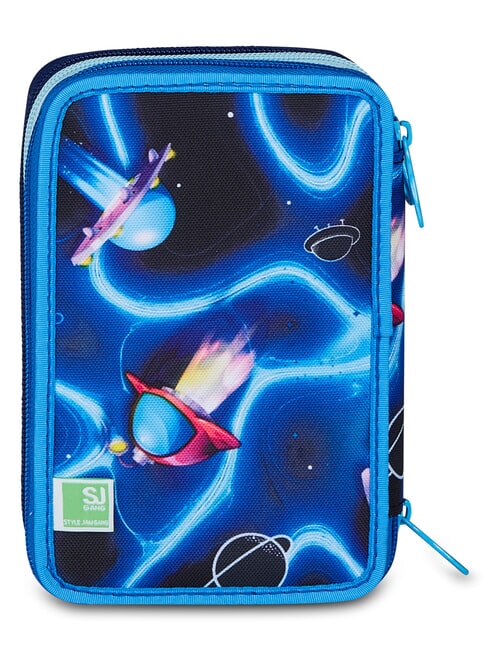 SPACE LED BOY Trousse &agrave; crayons avec kit scolaire Pineneedle - &Eacute;tuis et Accessoires