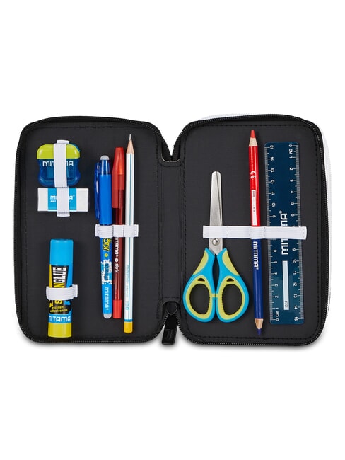 WE ARE YOUTH Trousse &agrave; crayons avec kit scolaire Noir - &Eacute;tuis et Accessoires