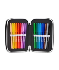 JUVENTUS WE ARE YOUTH Trousse &agrave; crayons avec kit scolaire Noir - &Eacute;tuis et Accessoires - 4