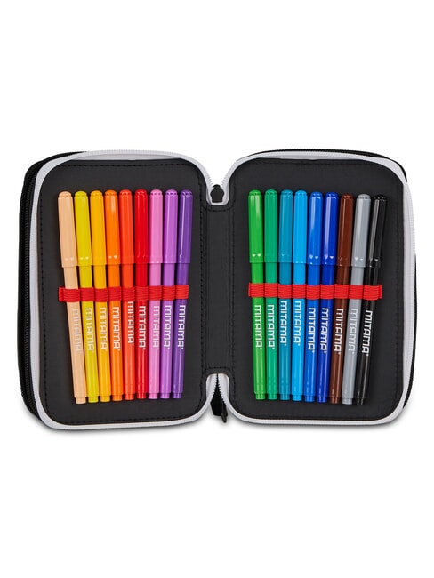 EST.1899 Trousse &agrave; crayons avec kit scolaire Milan Rouge - &Eacute;tuis et Accessoires