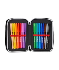 MILAN EST.1899 Trousse &agrave; crayons avec kit scolaire Milan Rouge - &Eacute;tuis et Accessoires - 4