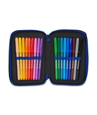 INTER OUR DESTINY Trousse &agrave; crayons avec kit scolaire bleu &eacute;lectrique - &Eacute;tuis et Accessoires - 4