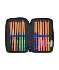 INTER OUR DESTINY Trousse &agrave; crayons avec kit scolaire bleu &eacute;lectrique - &Eacute;tuis et Accessoires - 5