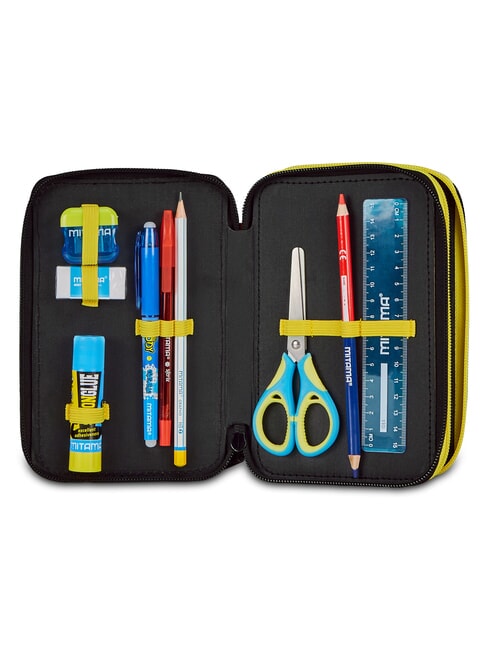 LUPETTO SCHOOL Trousse &agrave; crayons avec kit scolaire rouge romain - &Eacute;tuis et Accessoires