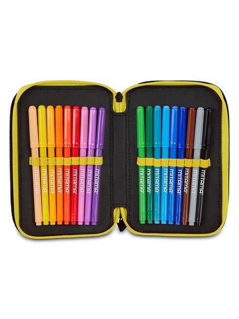 LUPETTO SCHOOL Trousse &agrave; crayons avec kit scolaire rouge romain - &Eacute;tuis et Accessoires