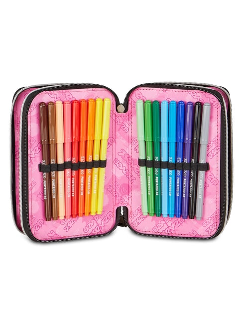 MADE OF STARS Trousse &agrave; crayons avec kit scolaire Noir - &Eacute;tuis et Accessoires
