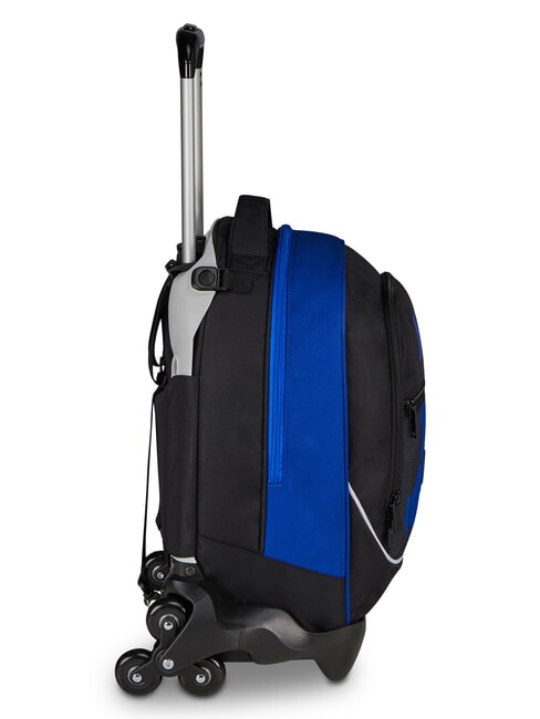 OUR DESTINY Sac &agrave; dos &agrave; roulettes d&eacute;tachable bleu &eacute;lectrique - Sacs &agrave; dos &agrave; roulettes