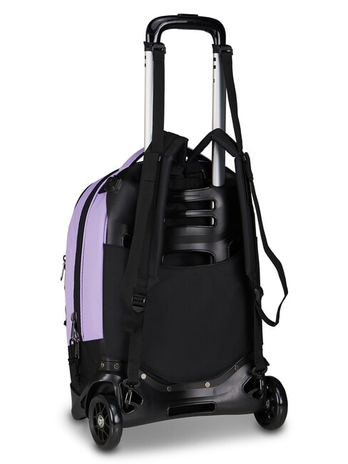 PLUS GRS LED Sac &agrave; dos trolley pour ordinateur portable 14" lilas - Sacs &agrave; dos &agrave; roulettes