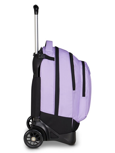 PLUS GRS LED Sac &agrave; dos trolley pour ordinateur portable 14" lilas - Sacs &agrave; dos &agrave; roulettes