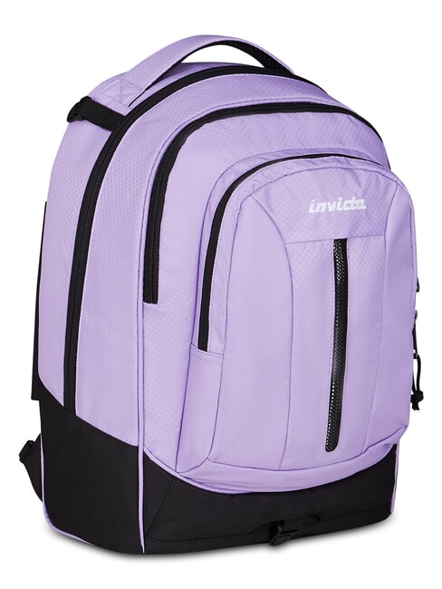PLUS GRS LED Sac &agrave; dos trolley pour ordinateur portable 14" lilas - Sacs &agrave; dos &agrave; roulettes