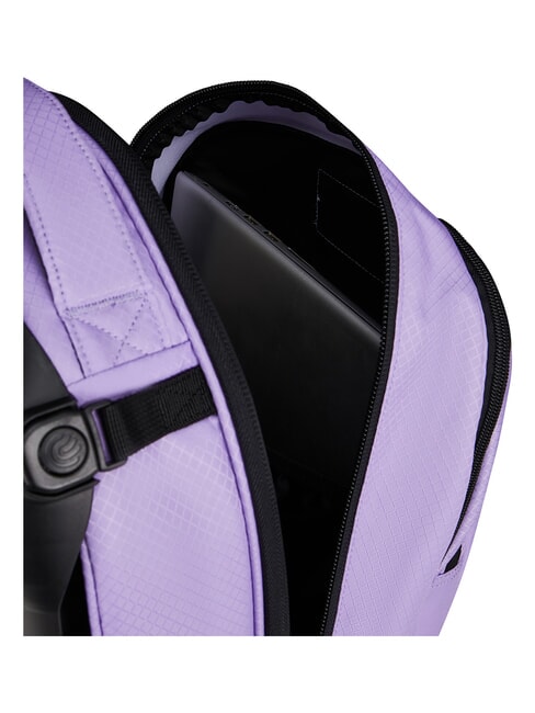 PLUS GRS LED Sac &agrave; dos trolley pour ordinateur portable 14" lilas - Sacs &agrave; dos &agrave; roulettes