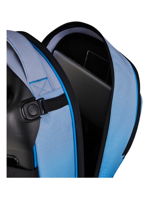 FANTASY Sac &agrave; dos &agrave; roulettes amovible &agrave; 2 roues bleu de m&eacute;thyle - Sacs &agrave; dos &agrave; roulettes