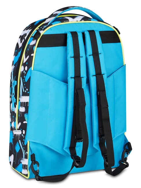 METAL DRAGON BOY Sac &agrave; dos &agrave; roulettes d&eacute;tachable bleu jacinthe turquoise - Sacs &agrave; dos &agrave; roulettes