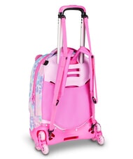 SJGANG HEART BUDDY GIRL Sac &agrave; dos &agrave; roulettes d&eacute;tachable poup&eacute;e rose - Sacs &agrave; dos &agrave; roulettes - 3