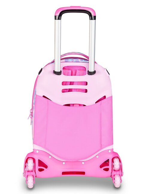 HEART BUDDY GIRL Sac &agrave; dos &agrave; roulettes d&eacute;tachable poup&eacute;e rose - Sacs &agrave; dos &agrave; roulettes