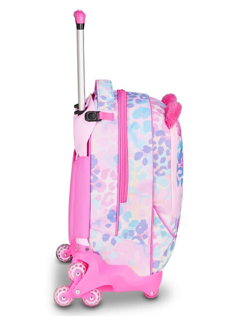 HEART BUDDY GIRL Sac &agrave; dos &agrave; roulettes d&eacute;tachable poup&eacute;e rose - Sacs &agrave; dos &agrave; roulettes