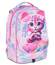 SJGANG HEART BUDDY GIRL Sac &agrave; dos &agrave; roulettes d&eacute;tachable poup&eacute;e rose - Sacs &agrave; dos &agrave; roulettes - 6