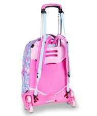 SJGANG GLOW LED UNICORN GIRL Sac &agrave; dos trolley 3 en 1 lilas doux - Sacs &agrave; dos &agrave; roulettes - 3