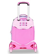 SJGANG GLOW LED UNICORN GIRL Sac &agrave; dos trolley 3 en 1 lilas doux - Sacs &agrave; dos &agrave; roulettes - 4