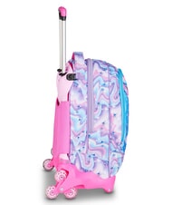 SJGANG GLOW LED UNICORN GIRL Sac &agrave; dos trolley 3 en 1 lilas doux - Sacs &agrave; dos &agrave; roulettes - 5