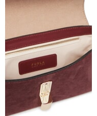 FURLA IRIDE sac bandouli&egrave;re tons de pomme rouge - Sacs pour Femme - 4