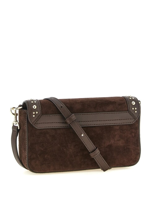 IRIDE sac bandouli&egrave;re tons chocolat - Sacs pour Femme