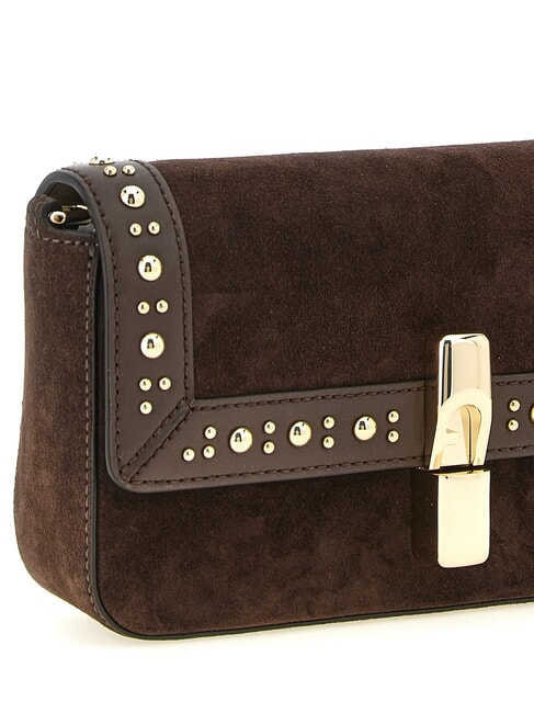 IRIDE sac bandouli&egrave;re tons chocolat - Sacs pour Femme