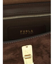 FURLA IRIDE sac bandouli&egrave;re tons chocolat - Sacs pour Femme - 4