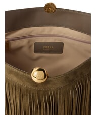 FURLA SFERA SOFT sac bandouli&egrave;re tons gris boueux - Sacs pour Femme - 4