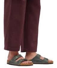 BIRKENSTOCK ARIZONA Sandales en cuir huil&eacute; thym - Chaussures Homme - 7